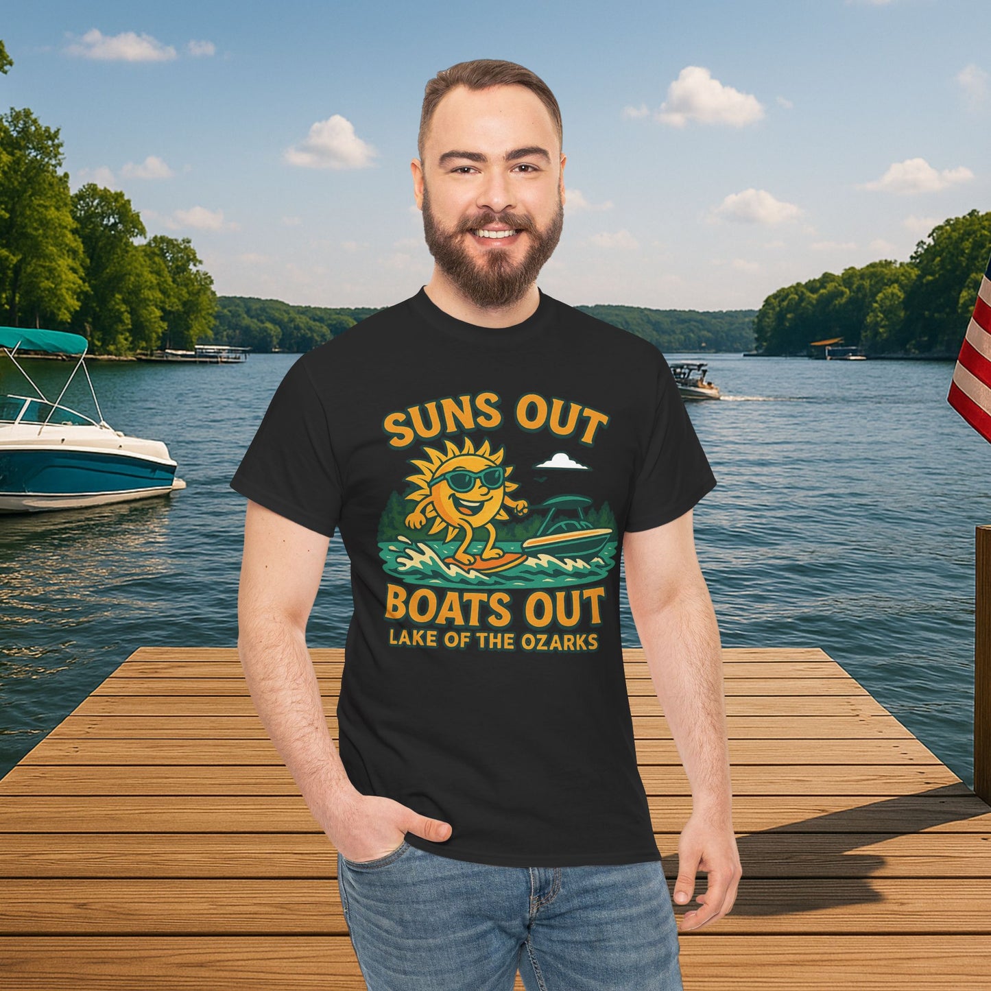 Suns Out, Boats Out – Lake of the Ozarks T-Shirt