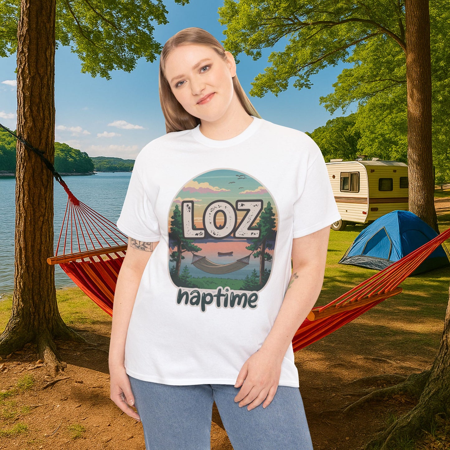 LOZ Naptime – Lazy Day Lake of the Ozarks T-Shirt