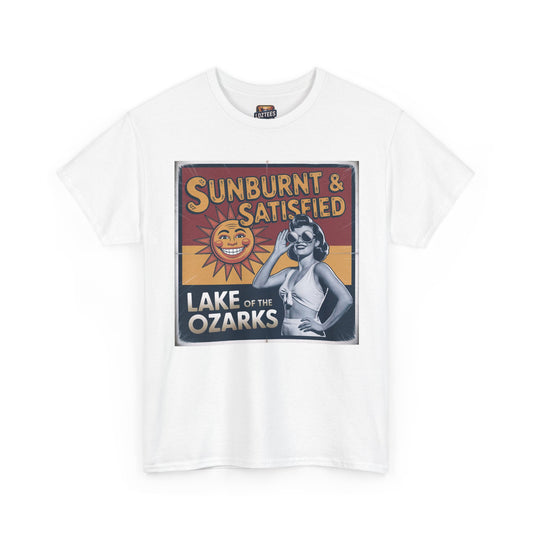 Sunburnt & Satisfied – Lake Weekend Lake of the Ozarks T-Shirt