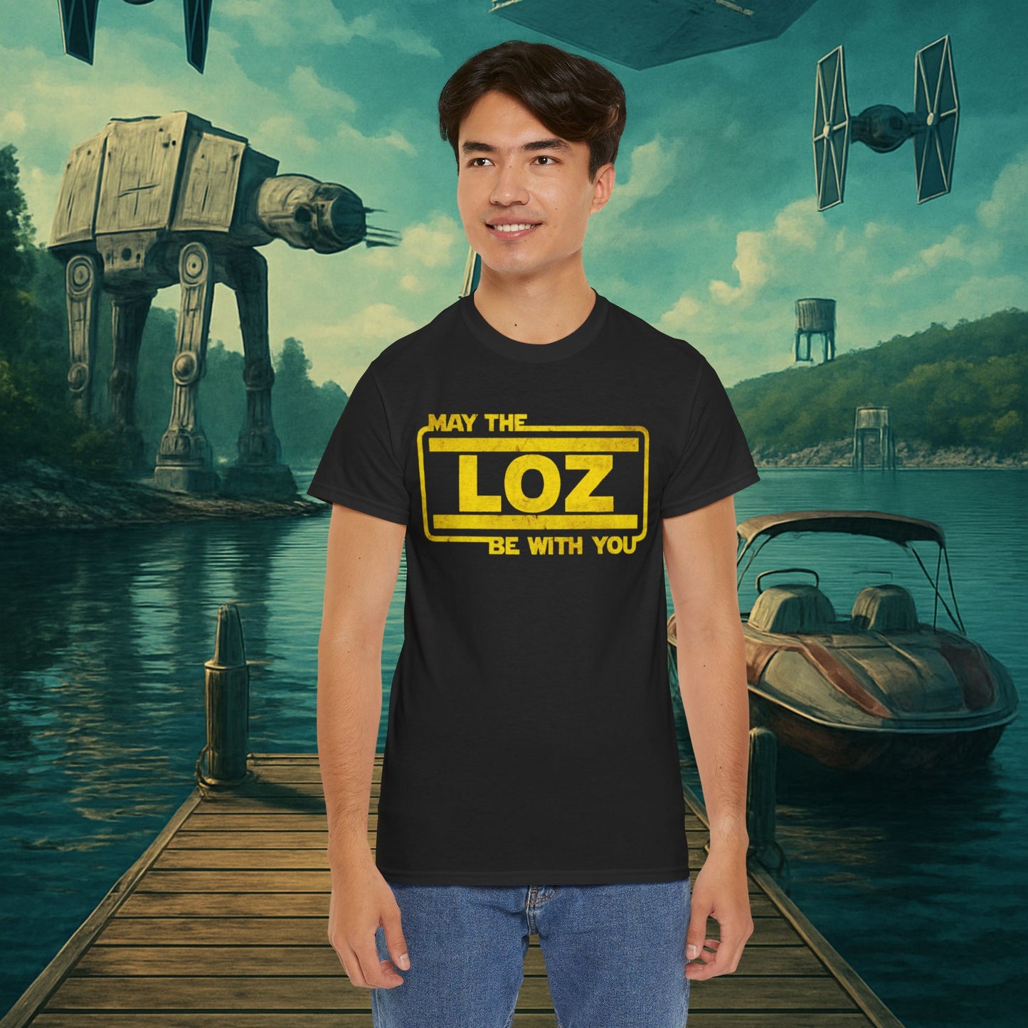 May the LOZ Be With You – Nerdy Lake of the Ozarks T-Shirt