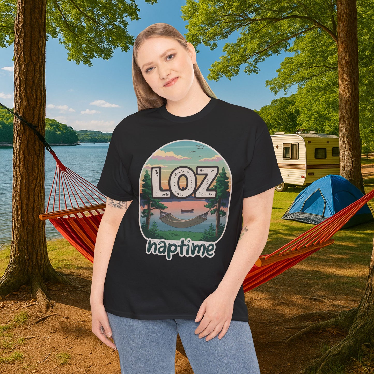 LOZ Naptime – Lazy Day Lake of the Ozarks T-Shirt