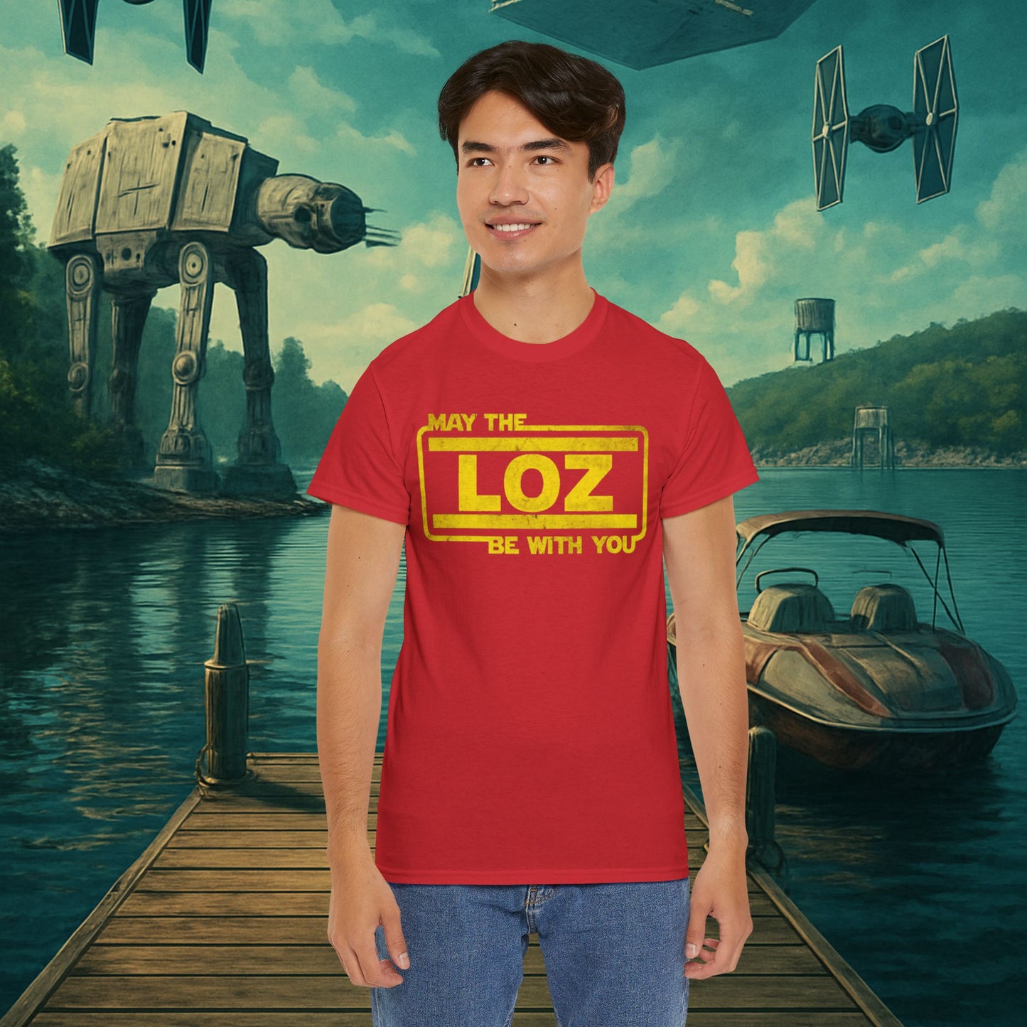 May the LOZ Be With You – Nerdy Lake of the Ozarks T-Shirt