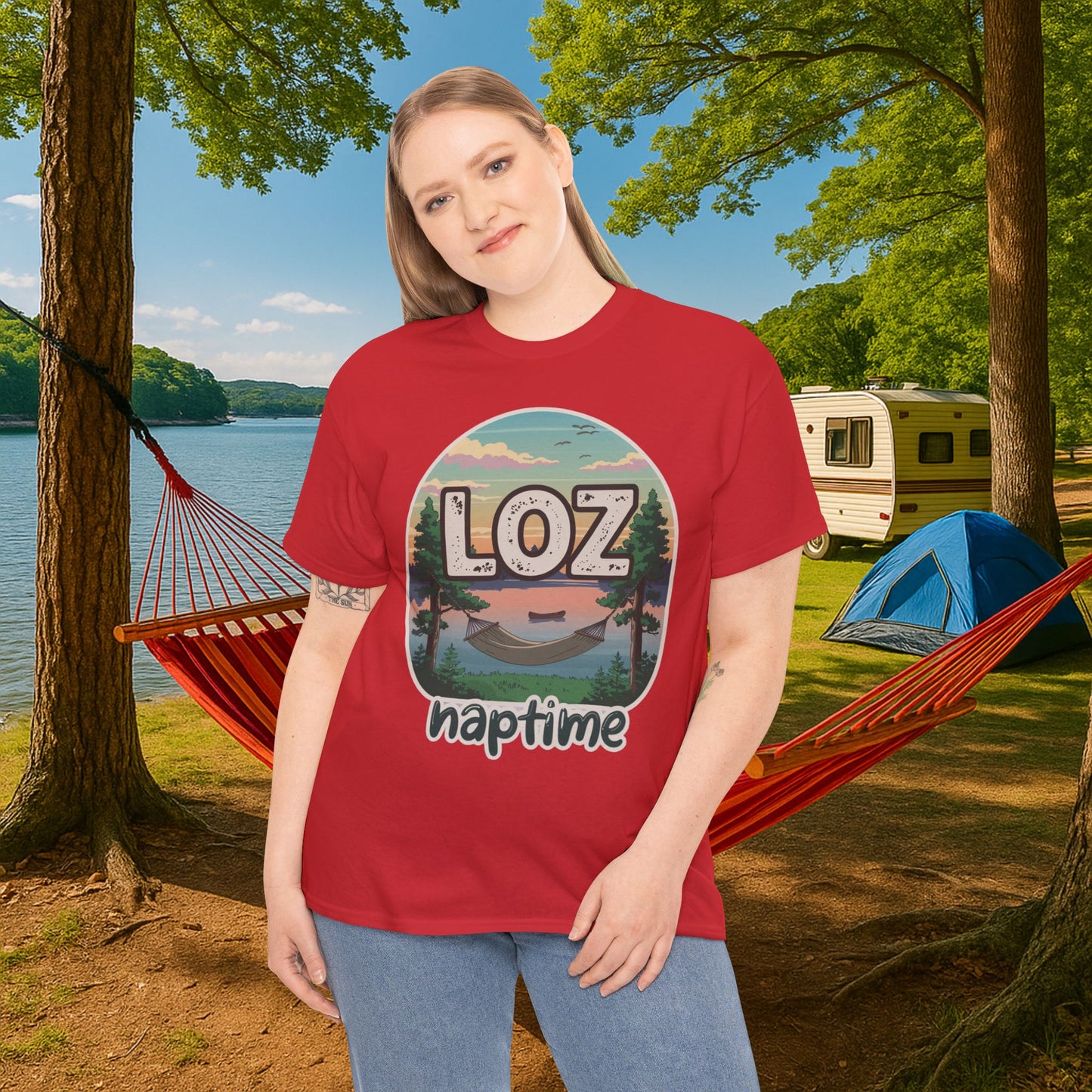 LOZ Naptime – Lazy Day Lake of the Ozarks T-Shirt