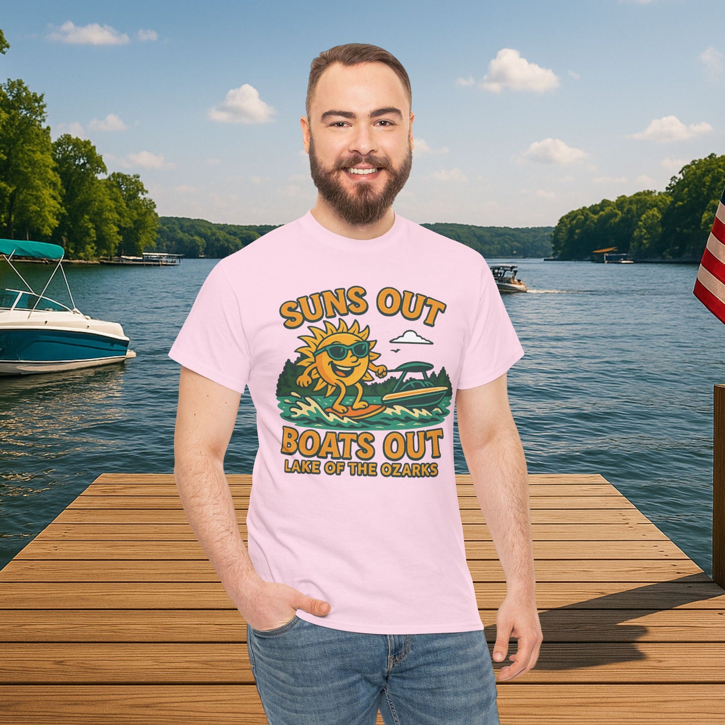 Suns Out, Boats Out – Lake of the Ozarks T-Shirt