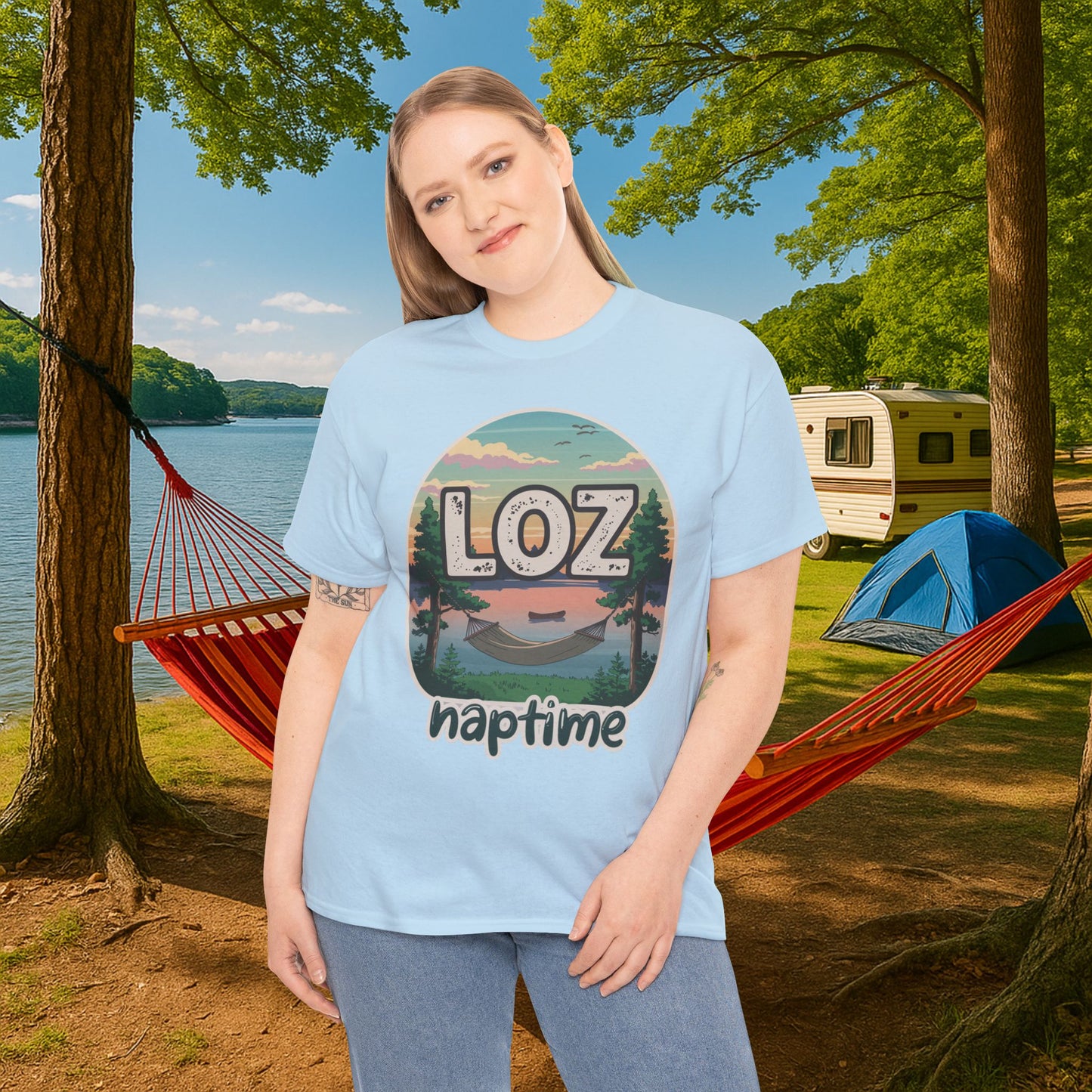 LOZ Naptime – Lazy Day Lake of the Ozarks T-Shirt
