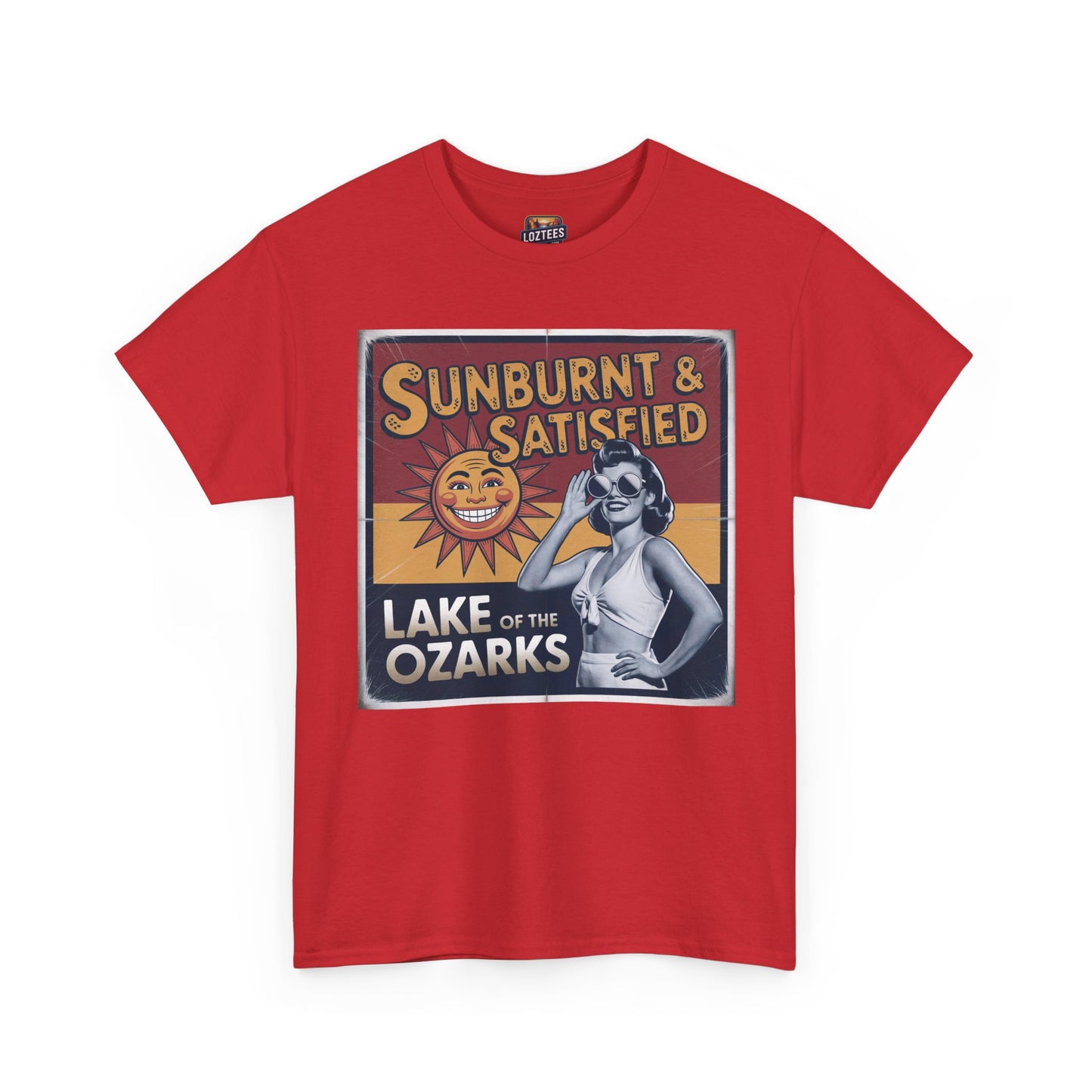 Sunburnt & Satisfied – Lake Weekend Lake of the Ozarks T-Shirt