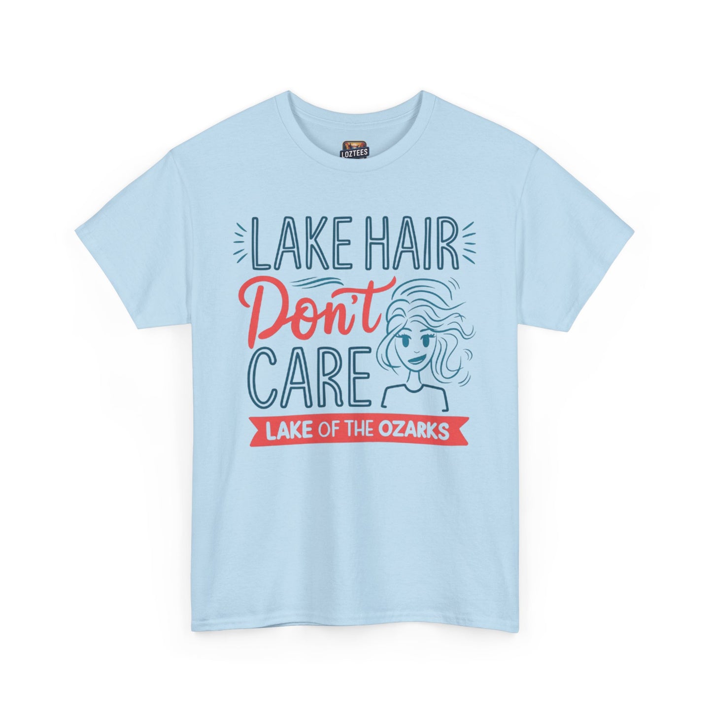 Lake Hair Don’t Care – Women’s Lake of the Ozarks T-Shirt