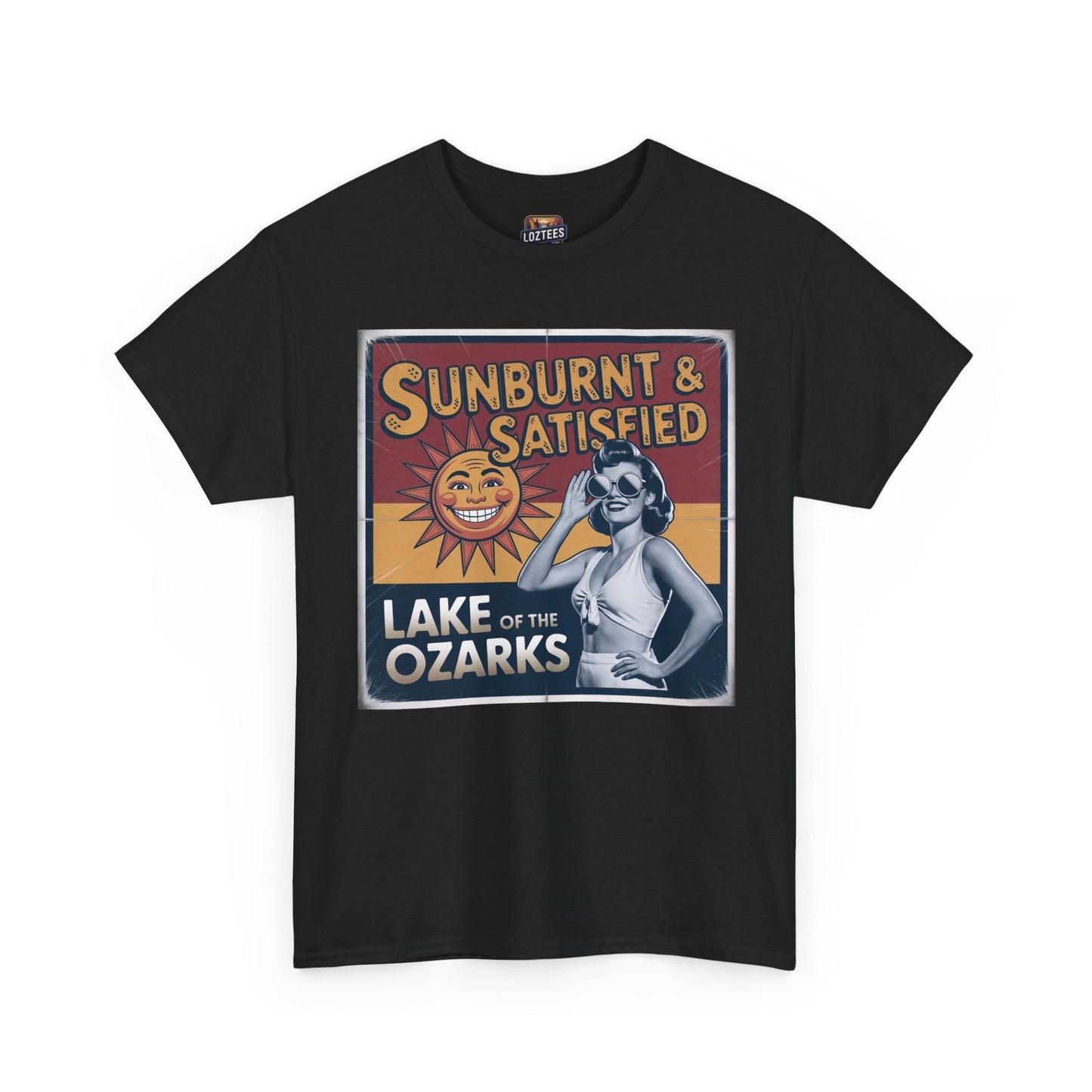 Sunburnt & Satisfied – Lake Weekend Lake of the Ozarks T-Shirt