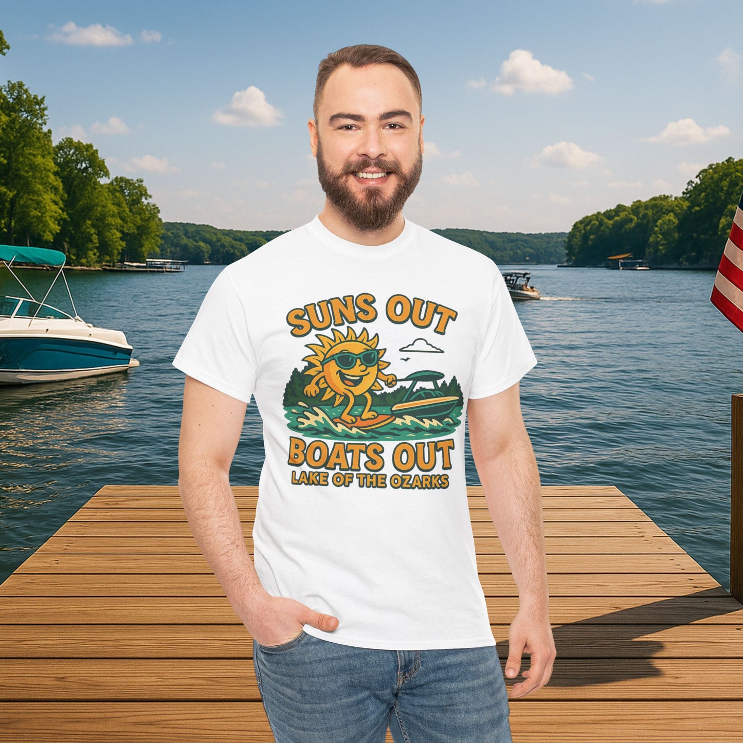 Suns Out, Boats Out – Lake of the Ozarks T-Shirt