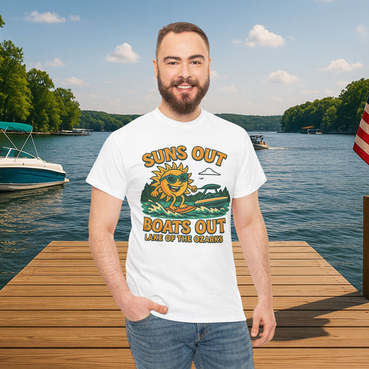 Suns Out, Boats Out – Lake of the Ozarks T-Shirt