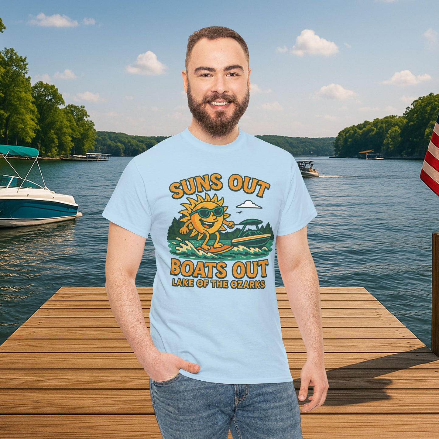 Suns Out, Boats Out – Lake of the Ozarks T-Shirt