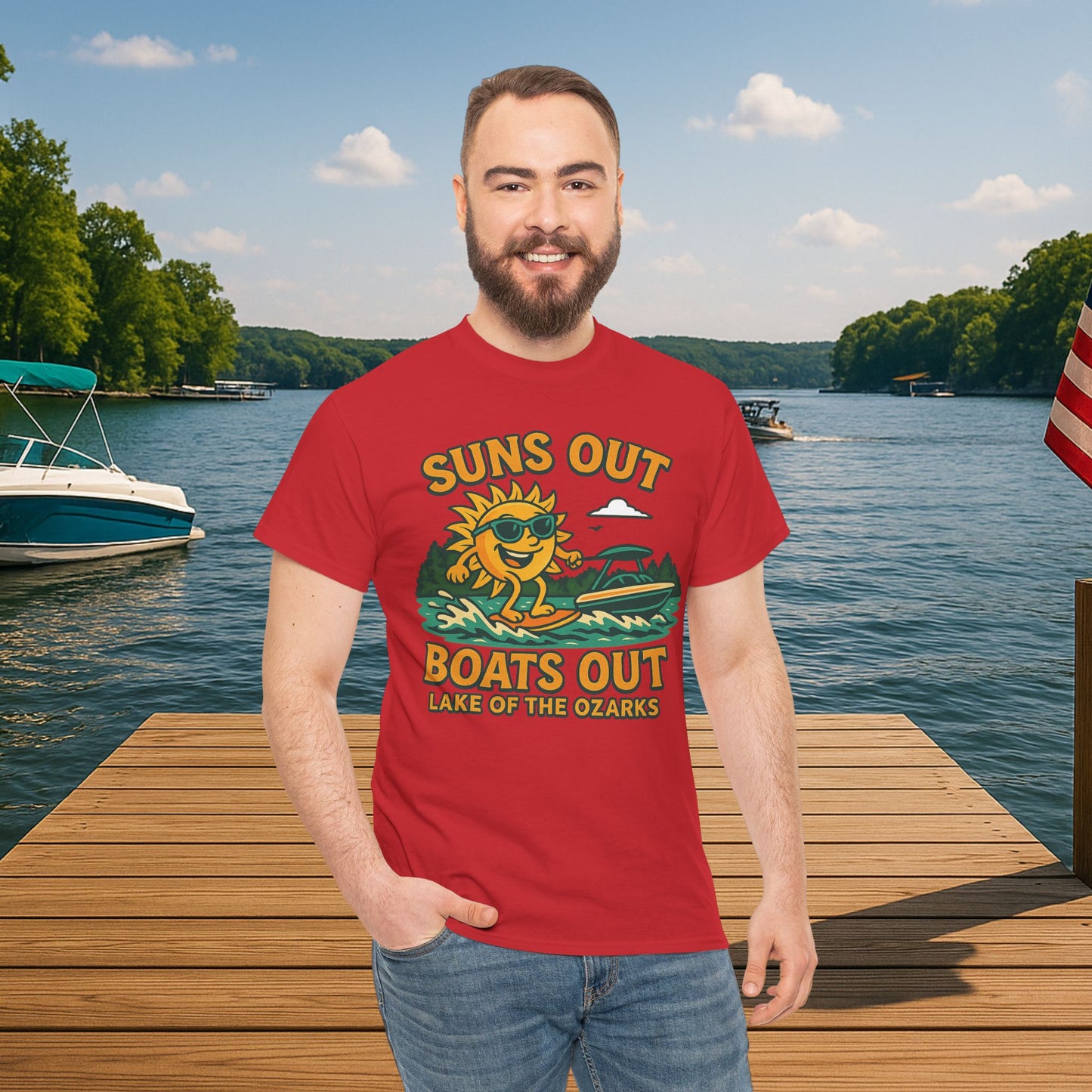 Suns Out, Boats Out – Lake of the Ozarks T-Shirt