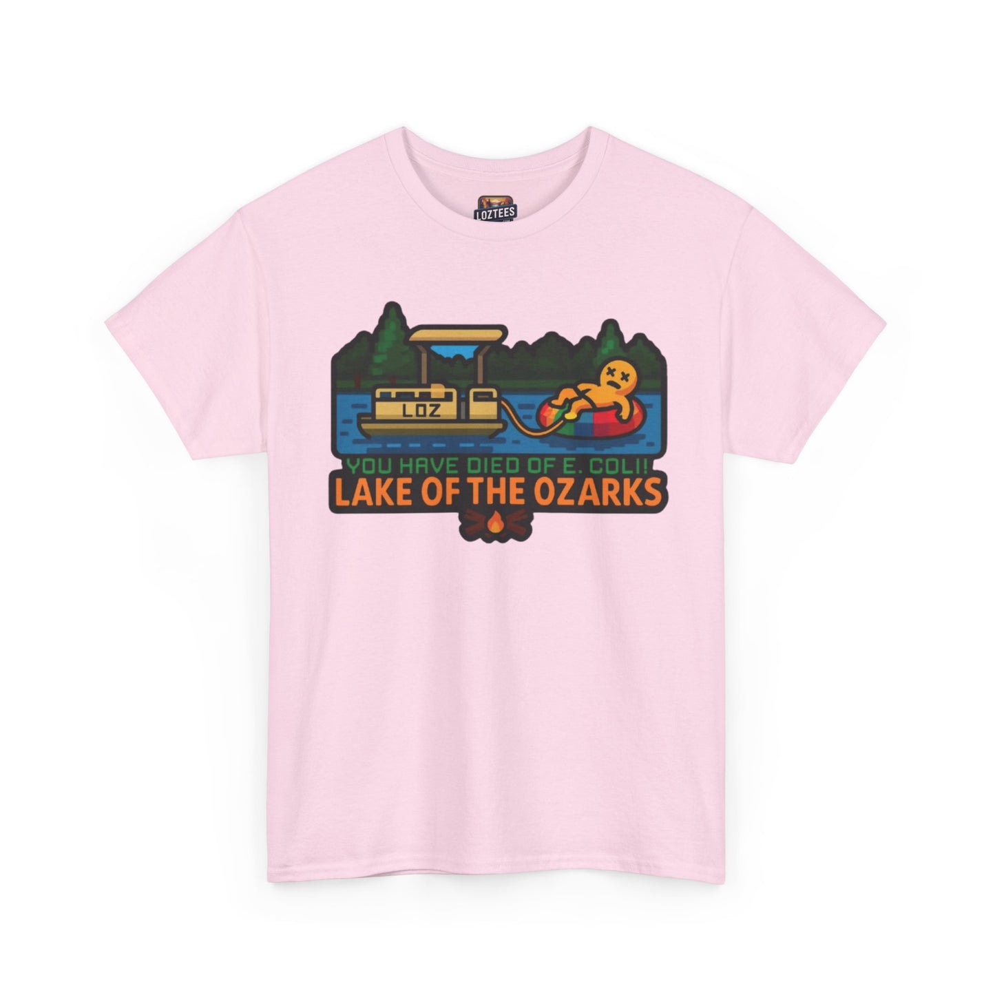 You Have Died of E. coli – Dark Humor Lake of the Ozarks T-Shirt