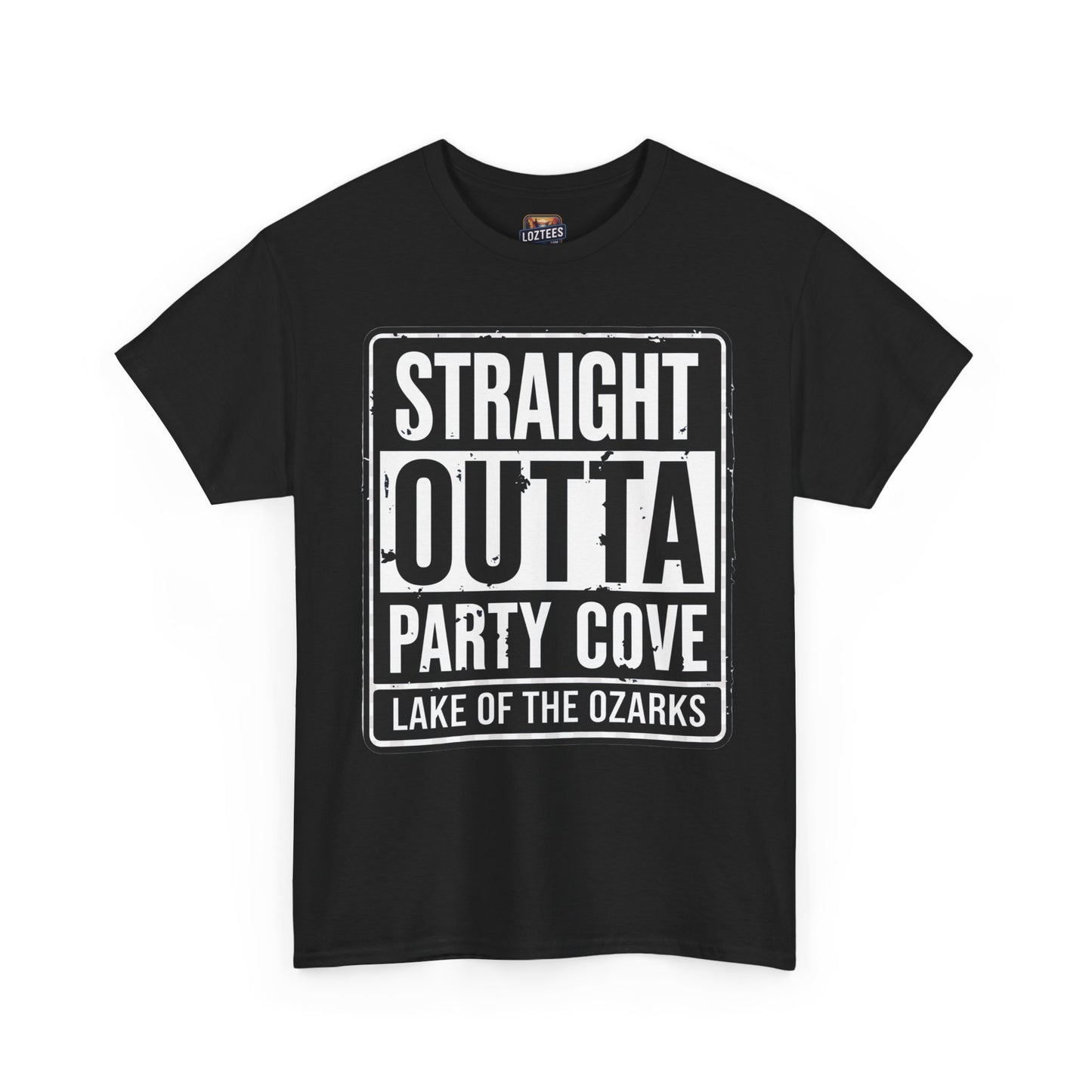 Straight Outta Party Cove – Iconic Lake of the Ozarks T-Shirt