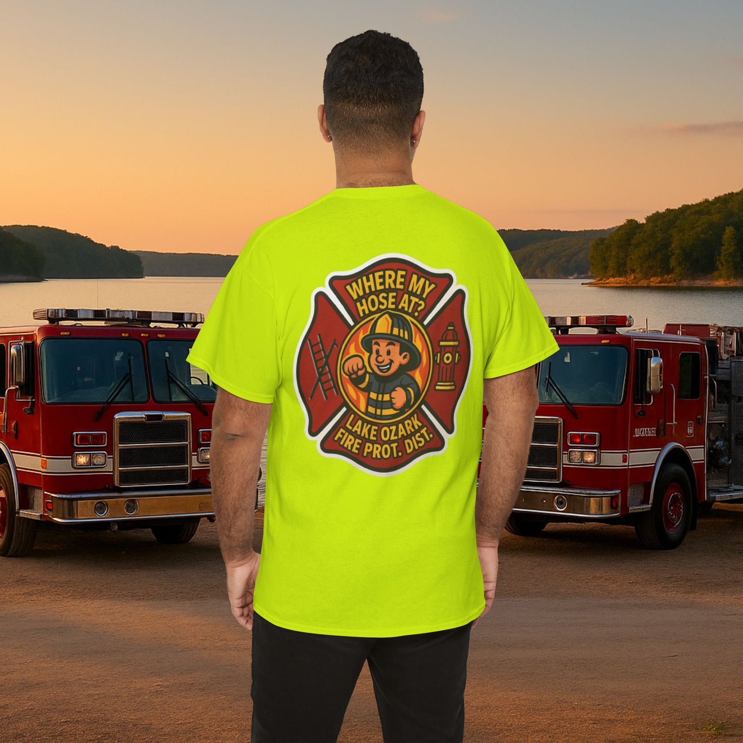 Where My Hose At? – Lake of the Ozarks T-Shirt for Fire Fighters