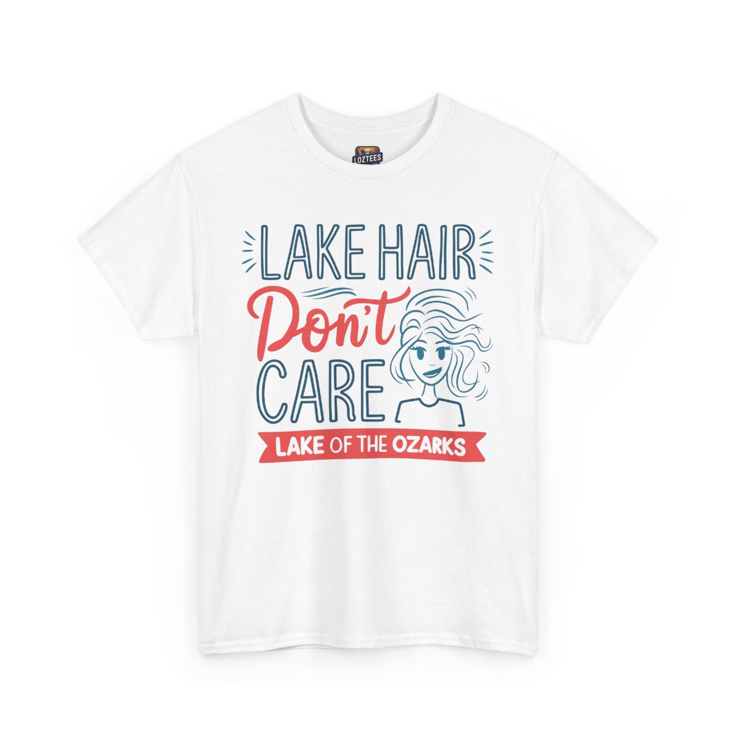 Lake Hair Don’t Care – Women’s Lake of the Ozarks T-Shirt