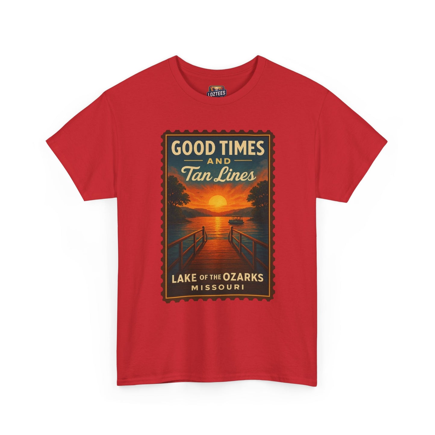 "Good Times and Tan Lines" Lake Of The Ozarks T-Shirt