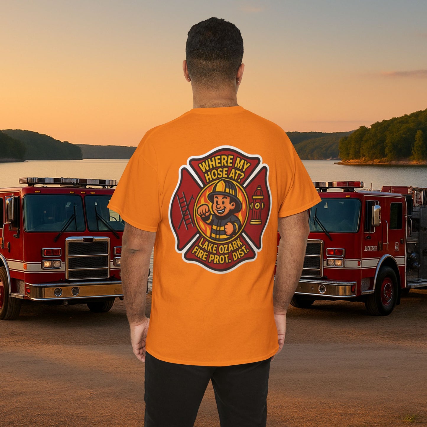 Where My Hose At? – Lake of the Ozarks T-Shirt for Fire Fighters