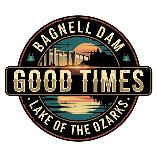 Bagnell Dam Good Times – Classic Lake of the Ozarks T-Shirt