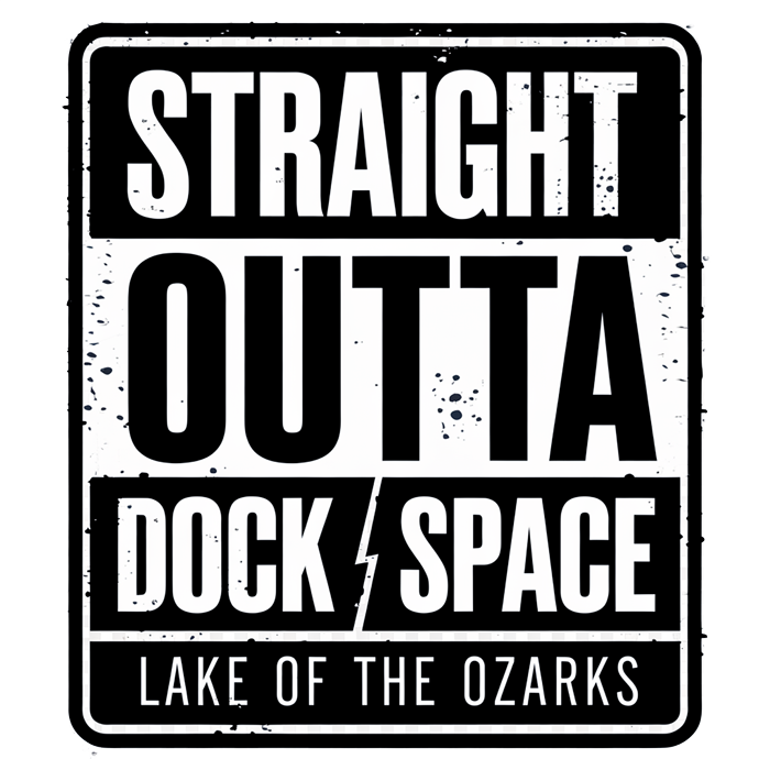 Straight Outta Dock Space – Lake of the Ozarks Boater T-Shirt