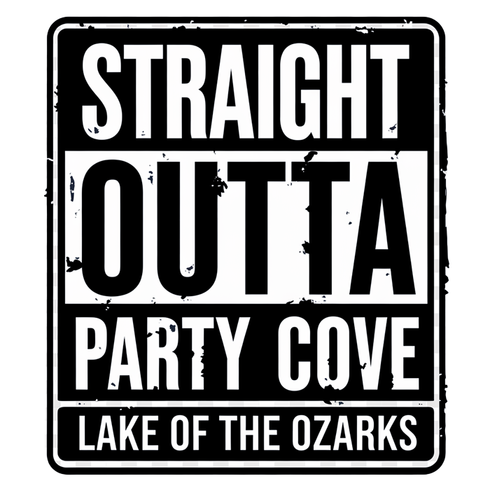 Straight Outta Party Cove – Iconic Lake of the Ozarks T-Shirt