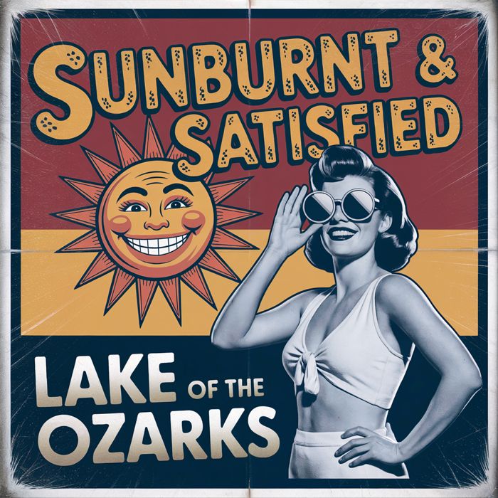 Sunburnt & Satisfied – Lake Weekend Lake of the Ozarks T-Shirt