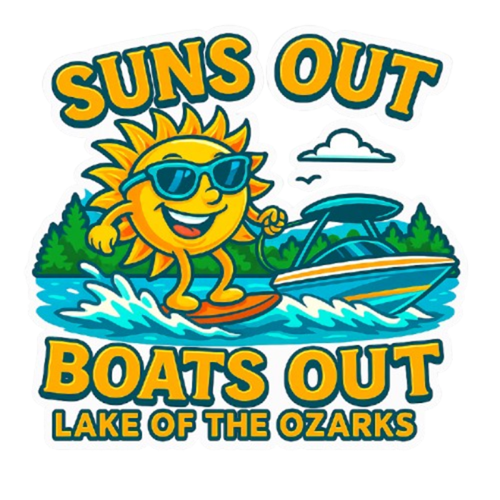 Suns Out, Boats Out – Lake of the Ozarks T-Shirt