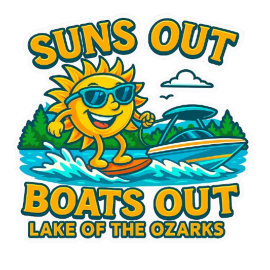 Suns Out, Boats Out – Lake of the Ozarks T-Shirt