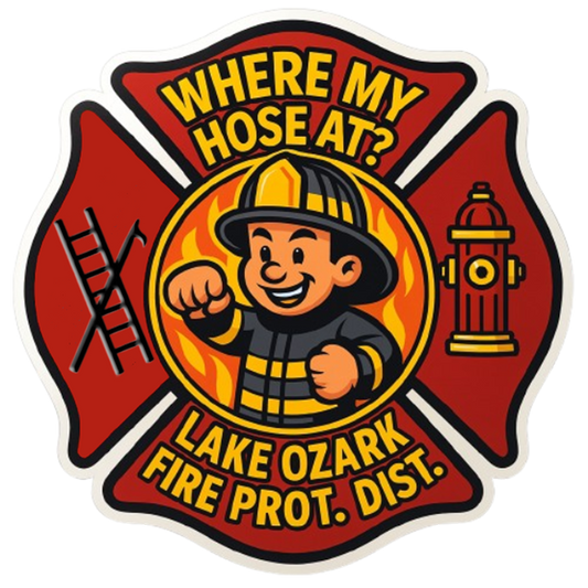 Where My Hose At? – Lake of the Ozarks T-Shirt for Fire Fighters